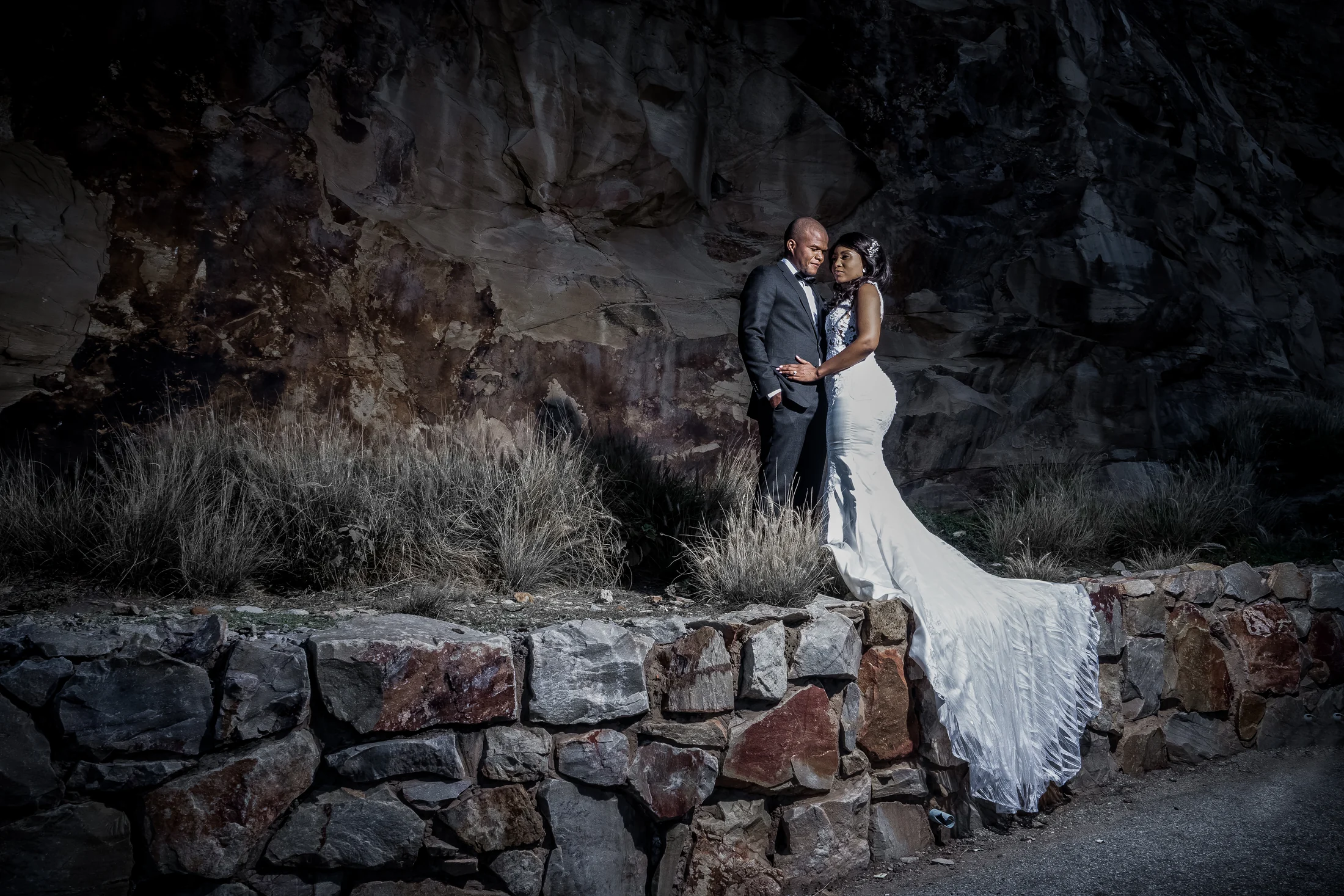Fhatu and Yola couple portrait session in Mossel Bay — photograph 2
