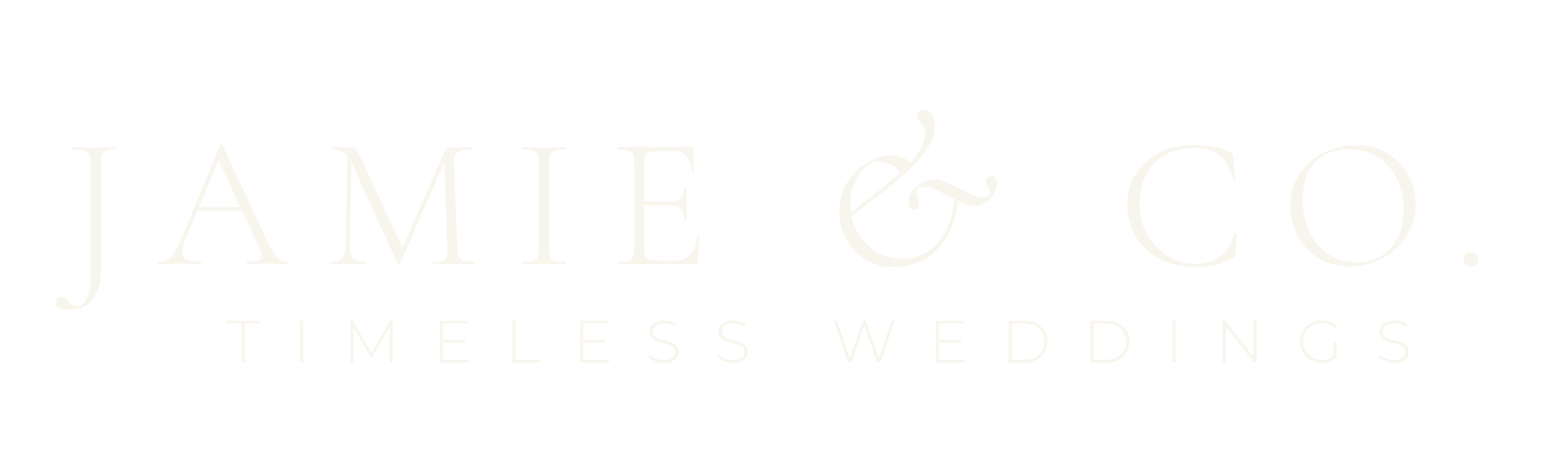 Jamie & Co — Timeless Weddings