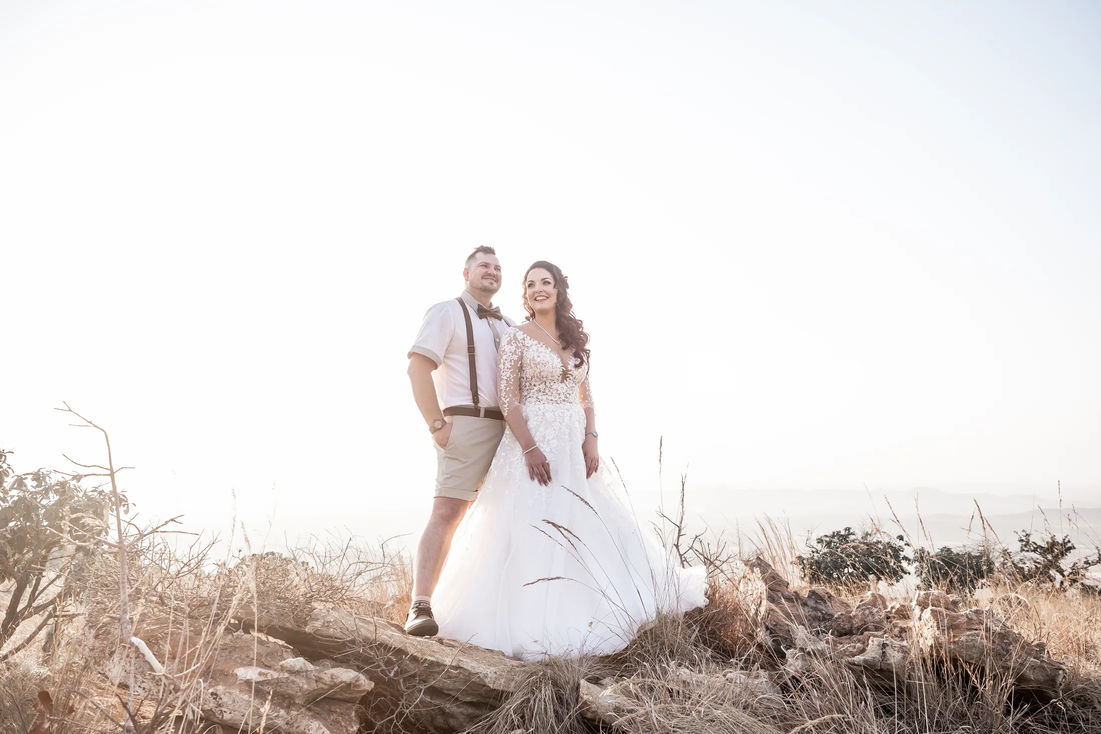 Armand and Melanie together in the Cussonia Crest landscape