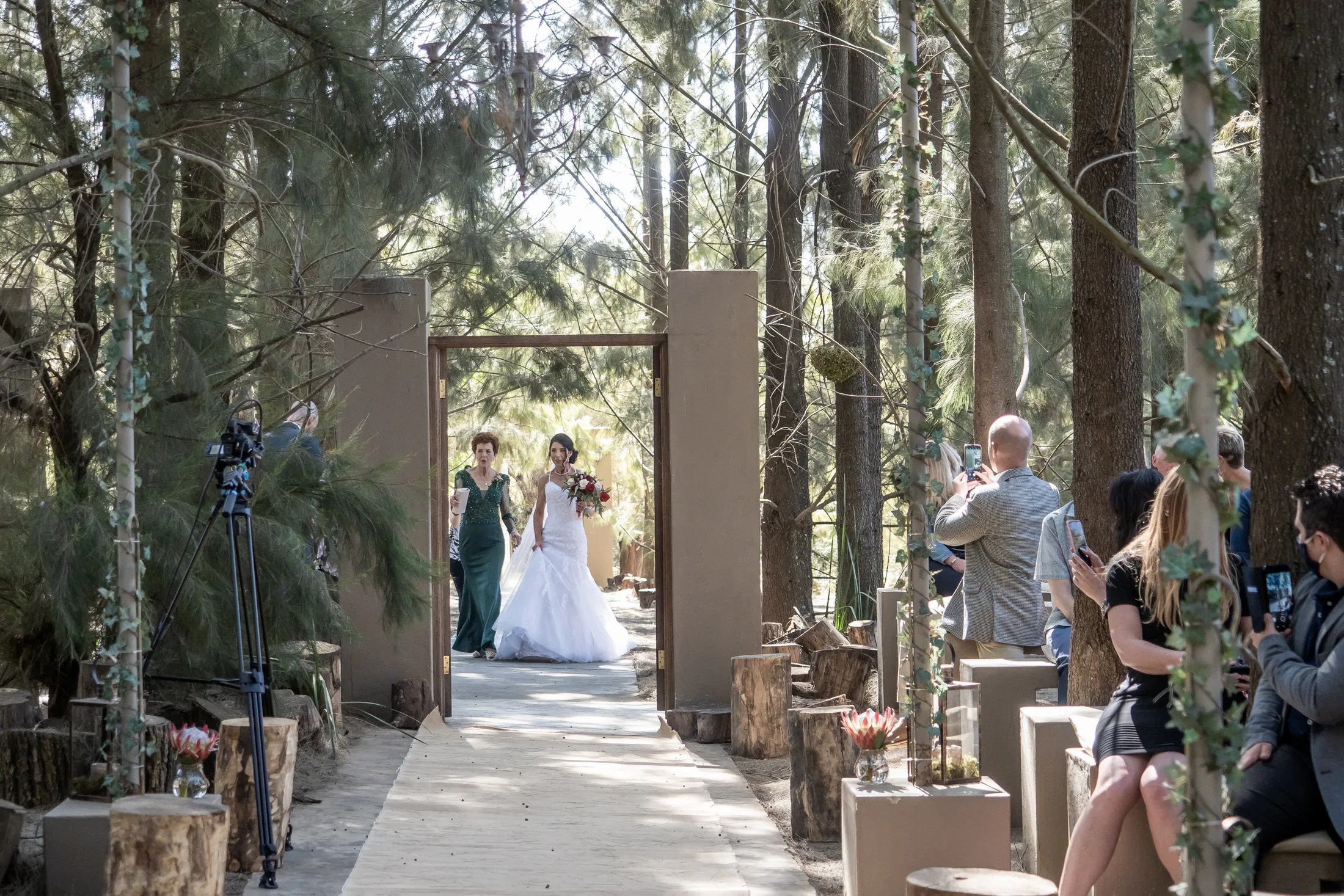 The forest chapel at Lavandou Wedding and Events Venue