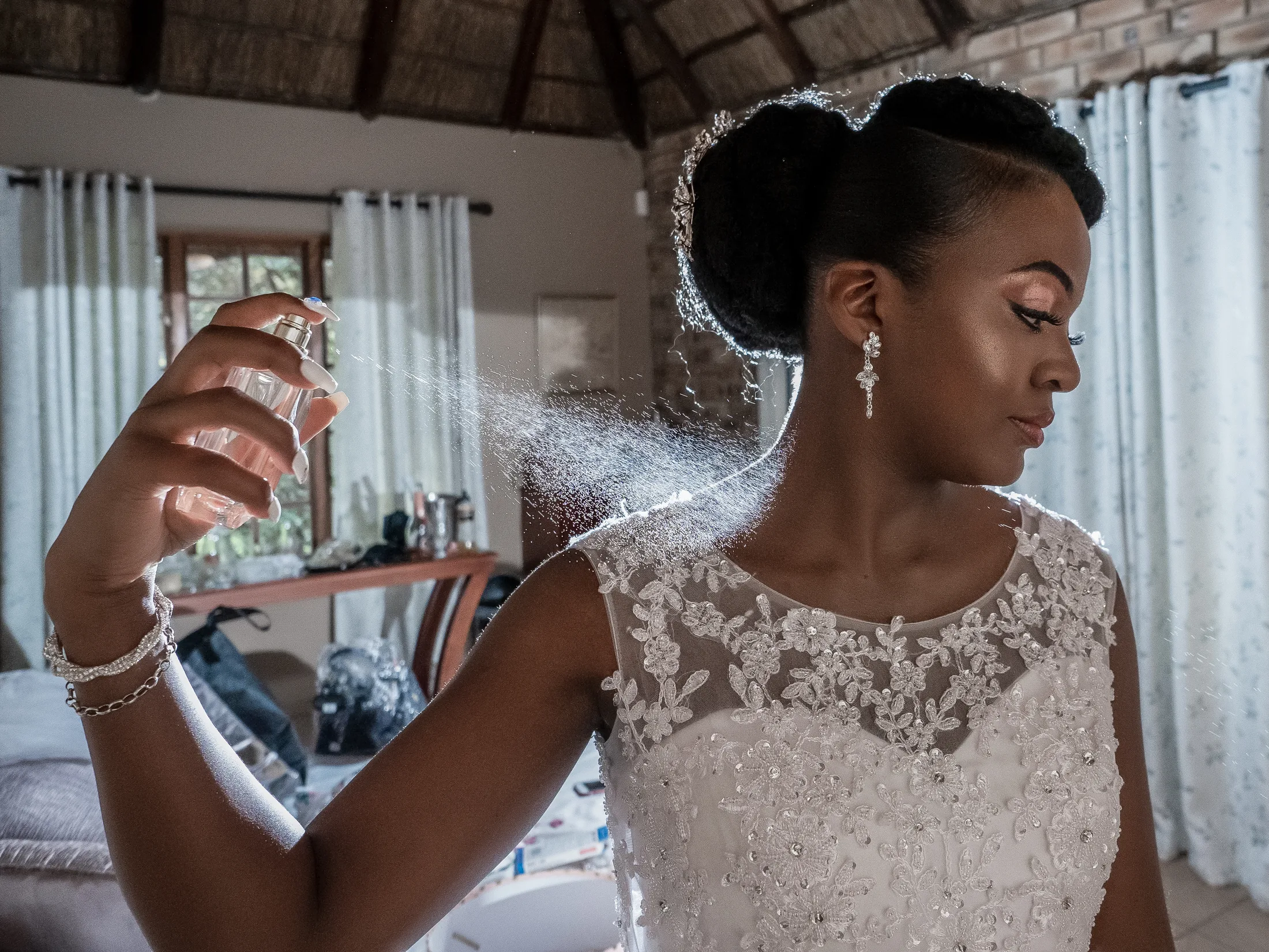 Karabo ready for the ceremony