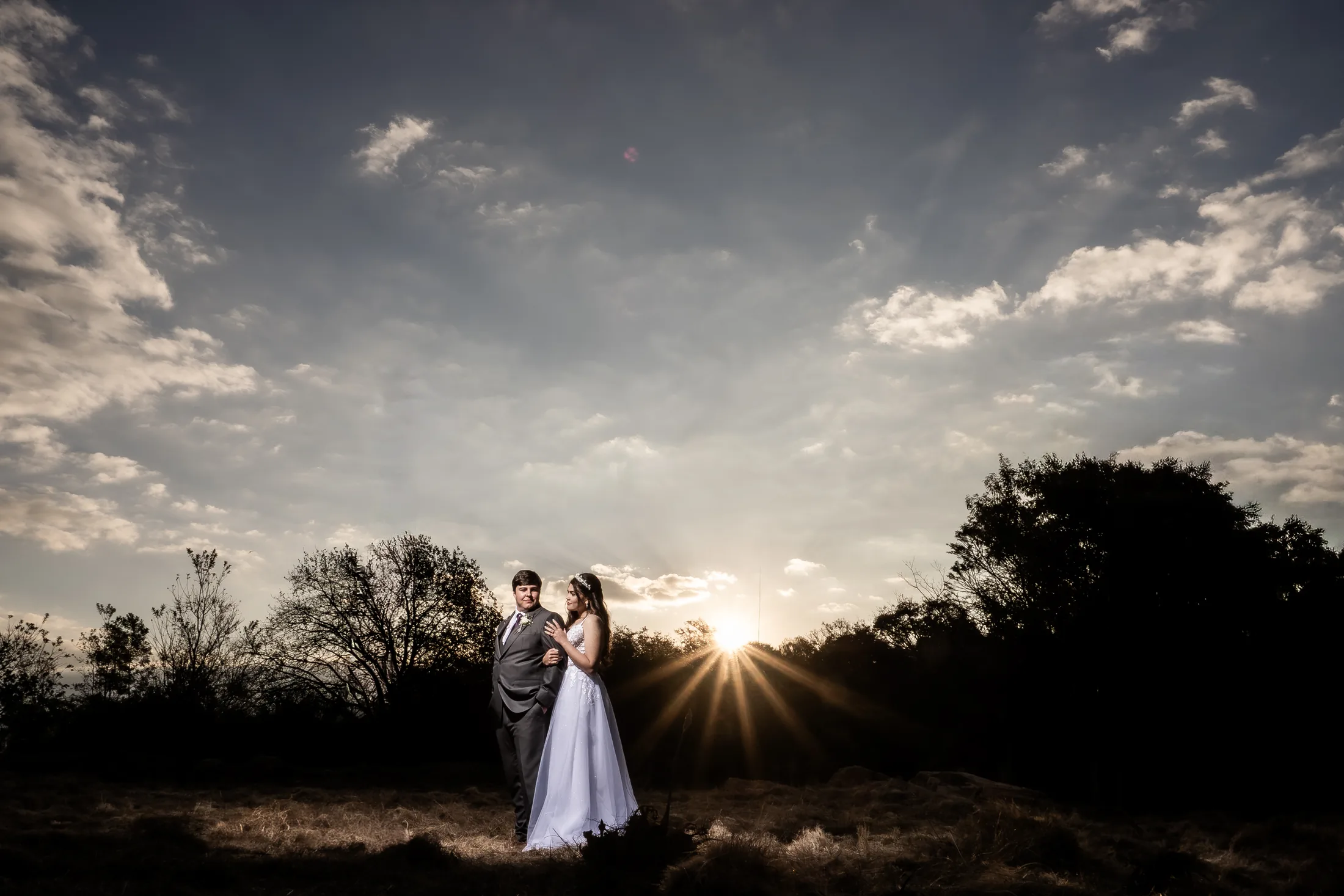 Franco and Anastasia at sunset
