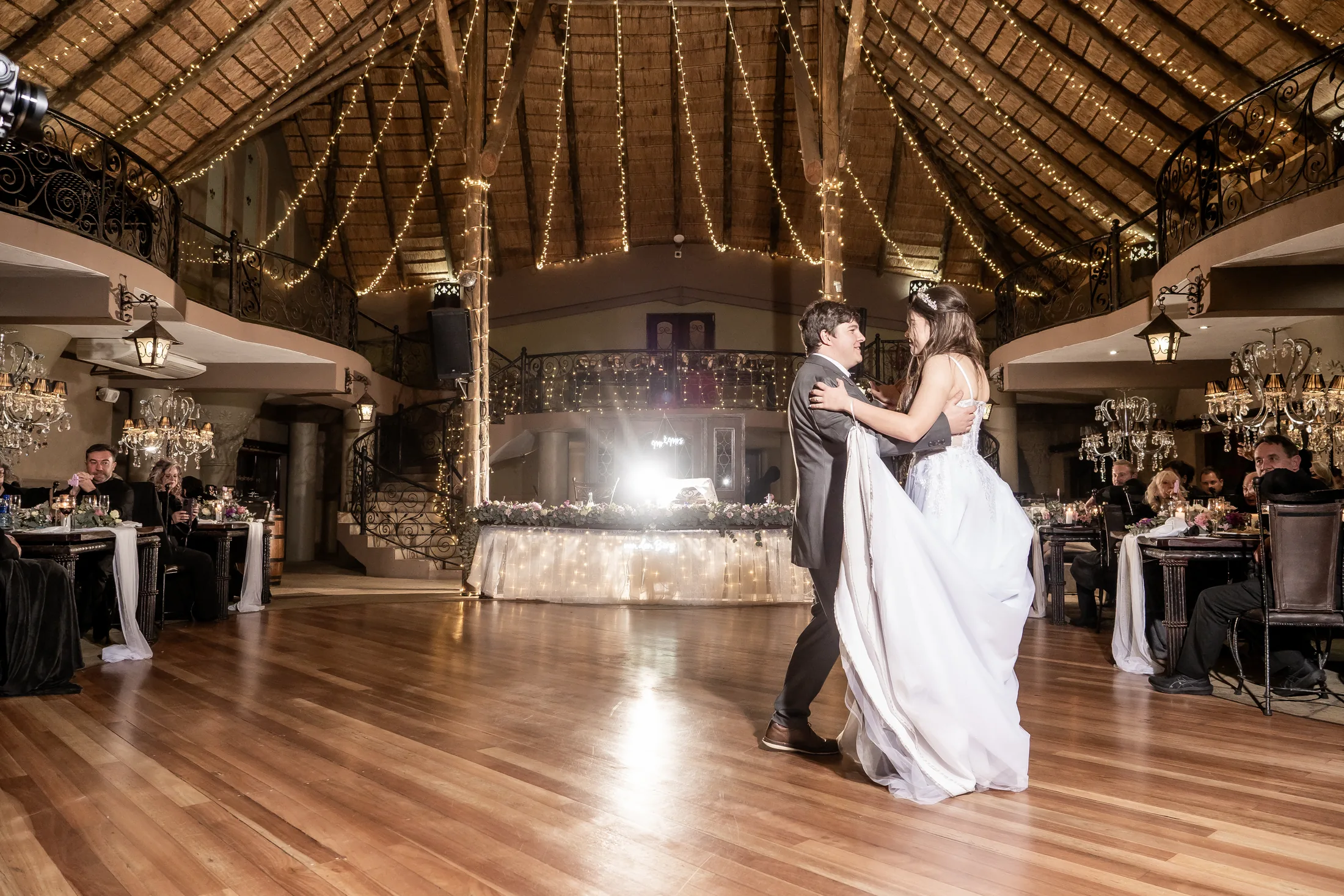 Franco and Anastasia on the dance floor
